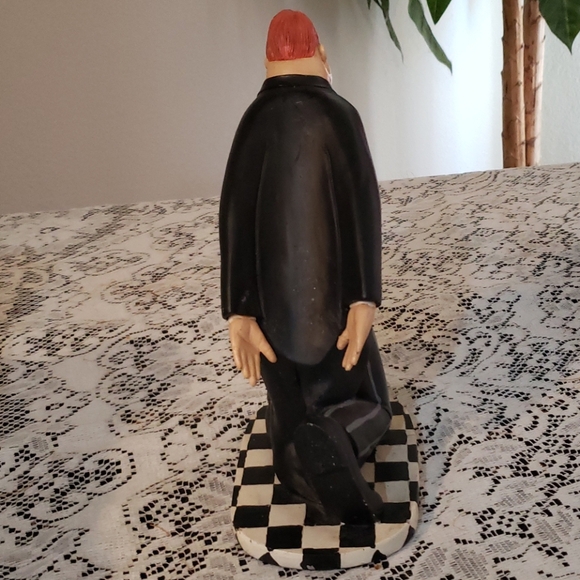 Wine Bottle Display Holder Figure Man Sculpture. - Picture 3 of 8